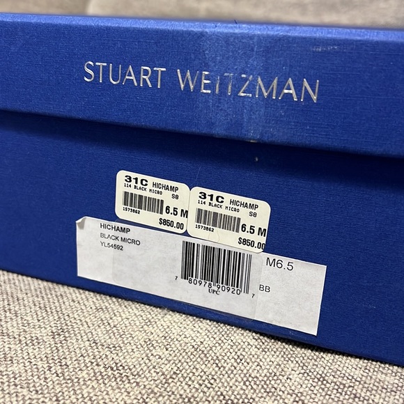 Stuart Weitzman Black Over the Knee Boots - Picture 6 of 7